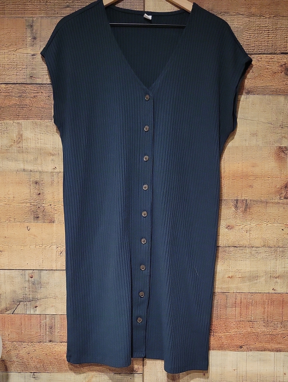 Old Navy Ribbed Button-Front Dress